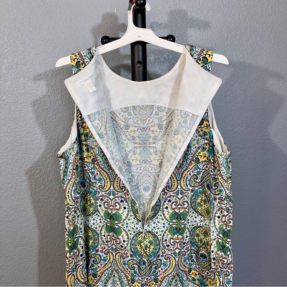 London Times Women's Sleeveless Round Neck Cotton Shift Dress  Size 22W - Picture 8 of 12